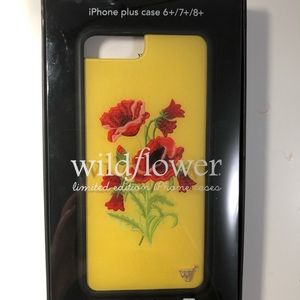 Yellow floral iPhone 6+/7+/8+ wildflower case